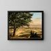 Valley of Santa Clara - Harold G Peelor — framed artwork on a wall