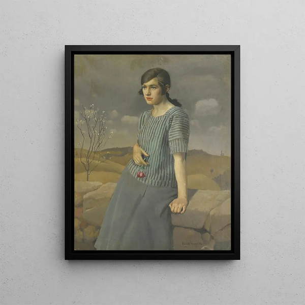 Clara - Harold Harvey — framed artwork on a wall
