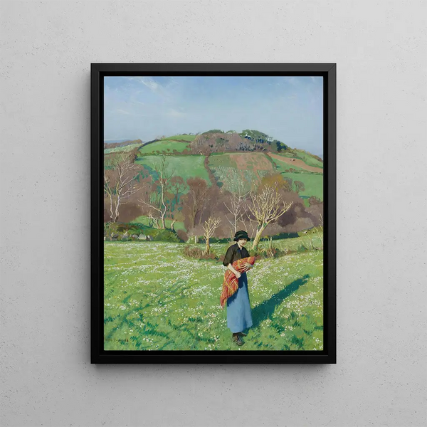 Beginning of Spring - Harold Harvey — framed artwork on a wall