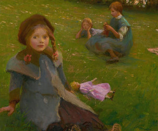 La poupée lilas - Harold Harvey — artwork view