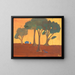 Trees - Harold Lloyd Neal — framed artwork on a wall