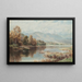 Rydal Water painting, autumn - Harold Sutton Palmer — framed artwork on a wall