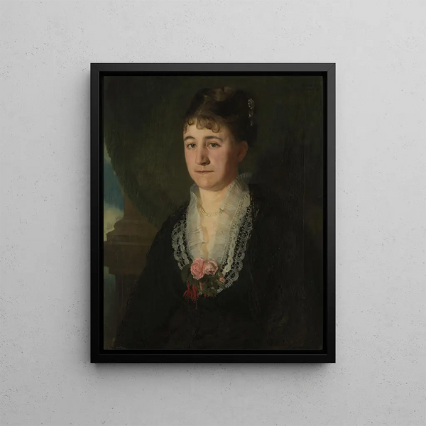 Karen Nielsen de Wedel Jarlsberg - Harriet Backer — framed artwork on a wall