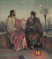 Christ and Nicodemus Painting - Harris Jones Co — artwork view
