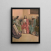 Christ comforting his disciples - Harris Jones Co — framed artwork on a wall