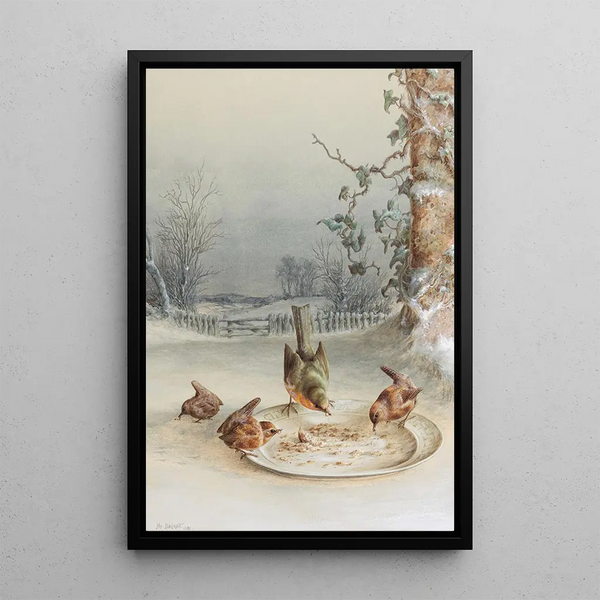 L'affrontement - Harry Bright — framed artwork on a wall