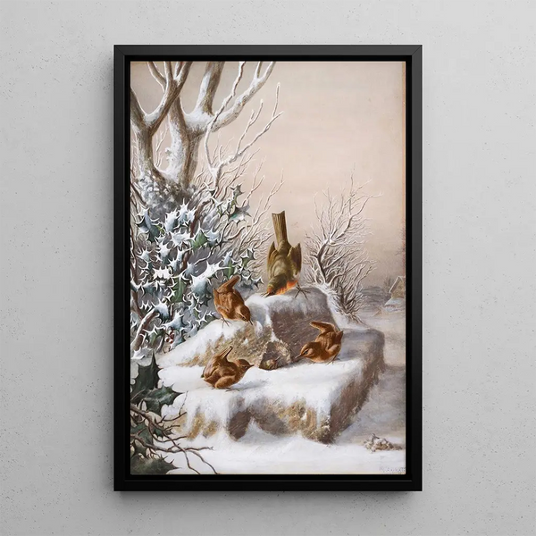 Besieged - Harry Bright — framed artwork on a wall