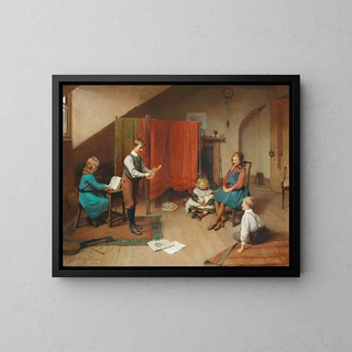 La performance - Harry Brooker — framed artwork on a wall