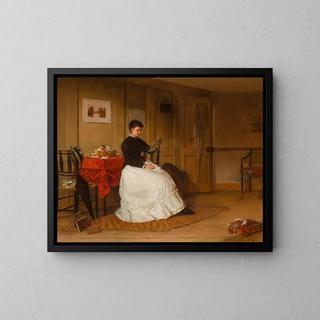 The Precious Volume - Harry Brooker — framed artwork on a wall
