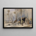 La cour à bardeaux de cyprès, rivière Ocklawaha, Floride - Harry Fenn — framed artwork on a wall
