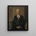 Portrait painting of Mlle D. K. Richmond - Harry Linley Richardson — framed artwork on a wall