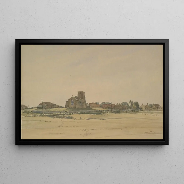 Church of Morston, Norfolk - Harry Morley — framed artwork on a wall