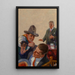 Bank Robbery Painting - Harry T Fisk — framed artwork on a wall