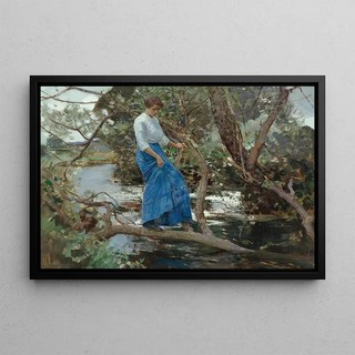 Harry Watson - Crossing the Brook.webp