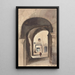 Doorway of the printers - Harry Willson — framed artwork on a wall