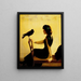 Les bavards - Harry Willson Watrous — framed artwork on a wall