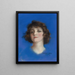 Beauty Brunette - Haskell Coffin — framed artwork on a wall