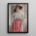 Posant avec son terrier - Haskell Coffin — framed artwork on a wall