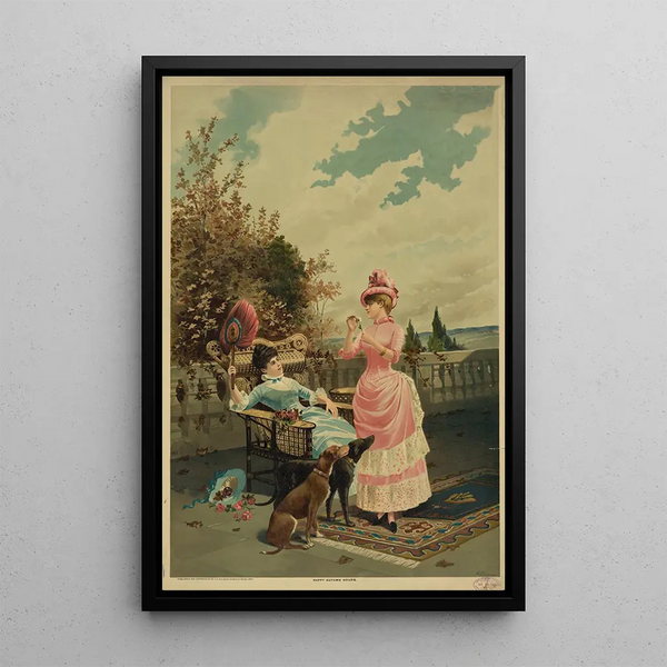 Happy Autumn Hours - Hatch Lith Co — framed artwork on a wall