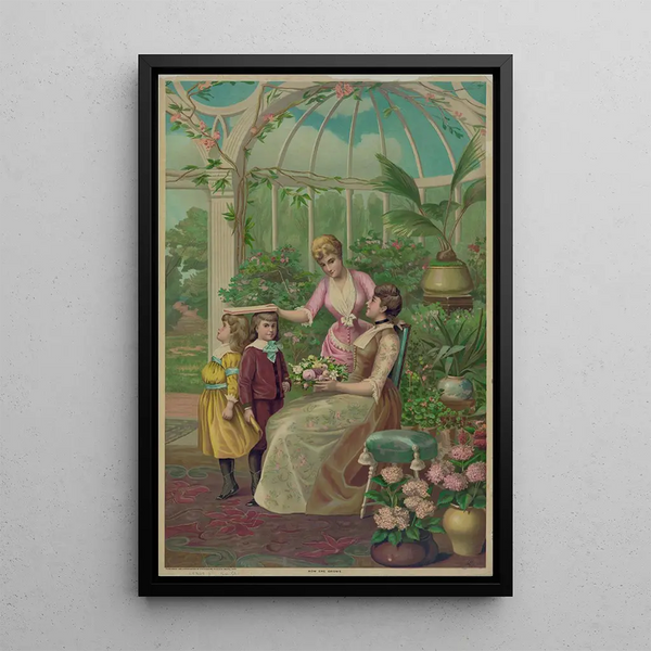 How She Grows - Hatch Lith Co — framed artwork on a wall