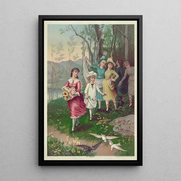 Morning in May - Hatch Lith Co — framed artwork on a wall