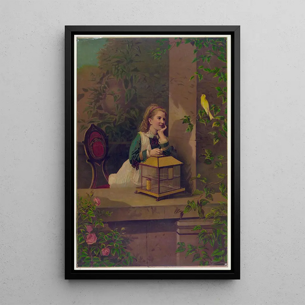The Fugitif Revenu - Hatch Lith Co — framed artwork on a wall