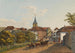 1823 - Hauptstrasse und Kirche in Lörrach — artwork view