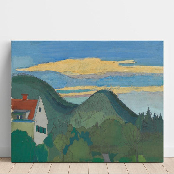 Reproduction of the painting Haus in Waldlandschaft - Karl Wiener