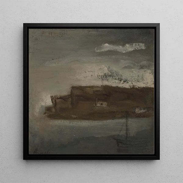 Le Havre en Bretagne - Constant Permeke — framed artwork on a wall