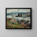 Port of Gloucester, Massachusetts - Hayley Lever — framed artwork on a wall