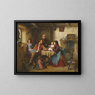 House Painting - Haynes King — framed artwork on a wall