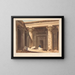 Entry of the Great Temple - Hector Horeau — framed artwork on a wall