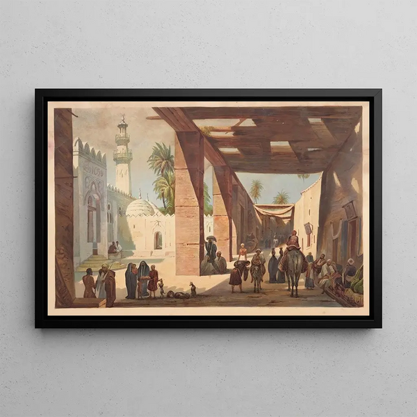MelawielArich - Hector Horeau — framed artwork on a wall