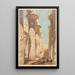 Salle hypostyle de Karnak - Hector Horeau — framed artwork on a wall