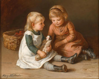 Visit to the Doll - Hedwig Friedländer — artwork view
