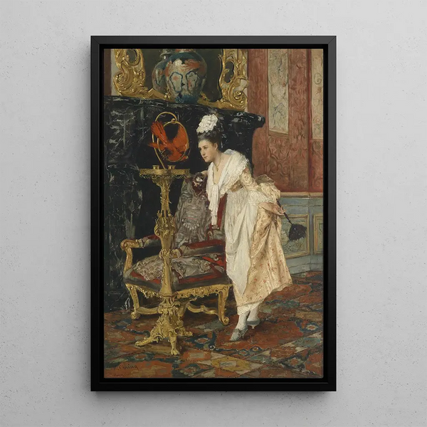 The Parrot - Hedwig Oehring — framed artwork on a wall