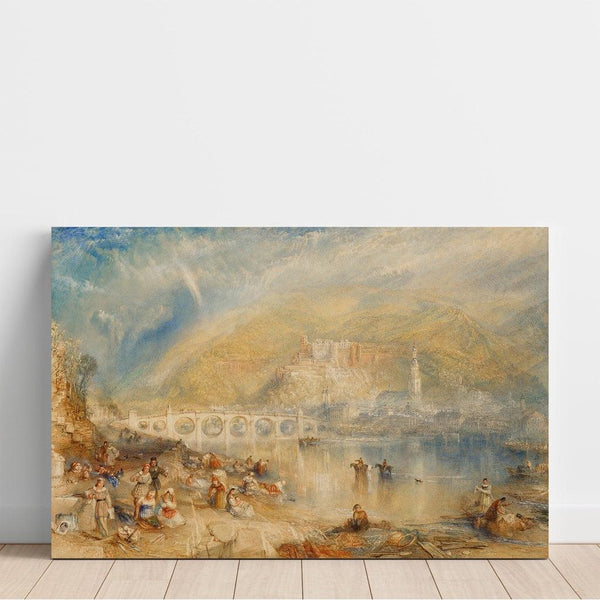 Reproduction of the painting Heidelberg Painting, with a rainbow - Joseph Mallord William Turner