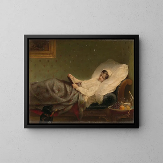 Hand-Enhanced Painting - Hein Burgers — framed artwork on a wall