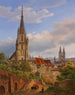 View of Esslingen am Neckar - Heinrich Adam — artwork view