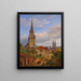 View of Esslingen am Neckar - Heinrich Adam — framed artwork on a wall