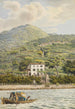 La Villa Artaria at Lake Como - Heinrich Adam — artwork view