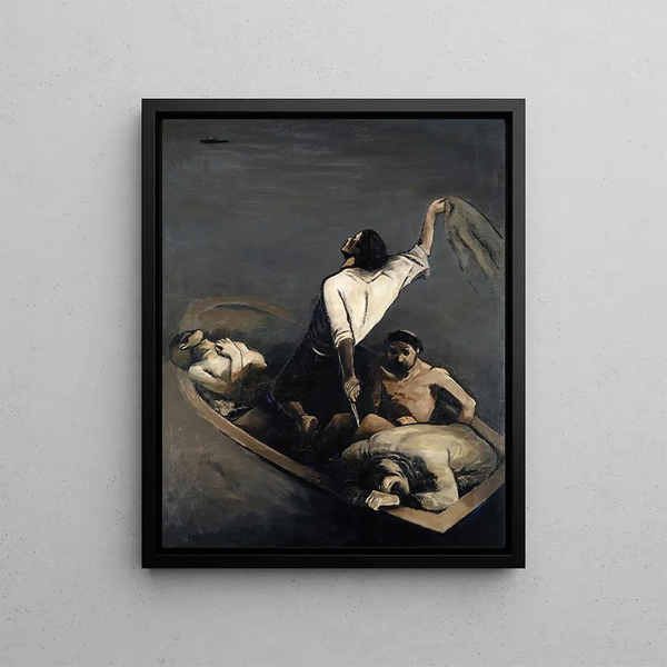 The Shipwrecked - Heinrich Altherr — framed artwork on a wall