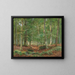 A forest clearing - Heinrich Böhmer — framed artwork on a wall
