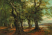Deer in the Beech Forest - Heinrich Böhmer — artwork view