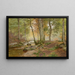 Landscape Forest Painting - Heinrich Böhmer — framed artwork on a wall