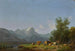 Garmisch The Wetterstein Mountains in the distance - Heinrich Bürkel — artwork view