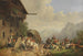 Bagarre devant une auberge - Heinrich Bürkel — artwork view