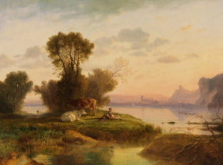 Landscape Arcadian - Heinrich Dreber — artwork view