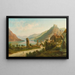 City on the Rhine - Heinrich Eduard Heyn — framed artwork on a wall