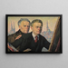 My Grandfather and Me - Heinrich Eduard Linde-Walther — framed artwork on a wall